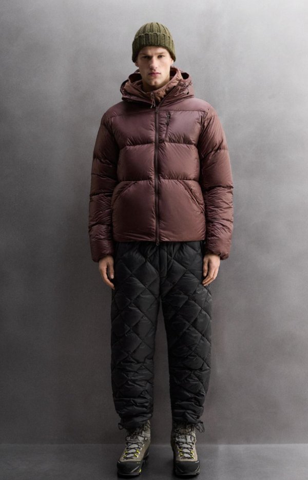 100% Feather Ski Puffer Trousers