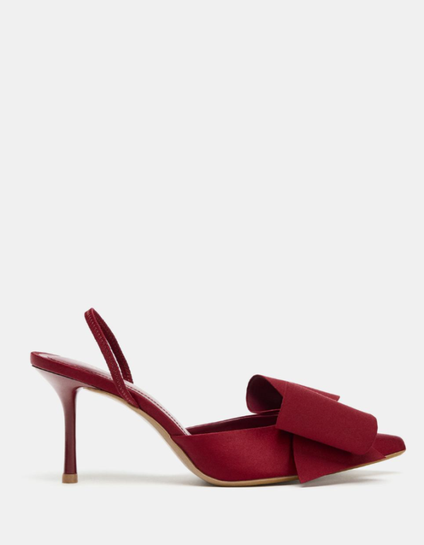 Slingback Shoes with Bow